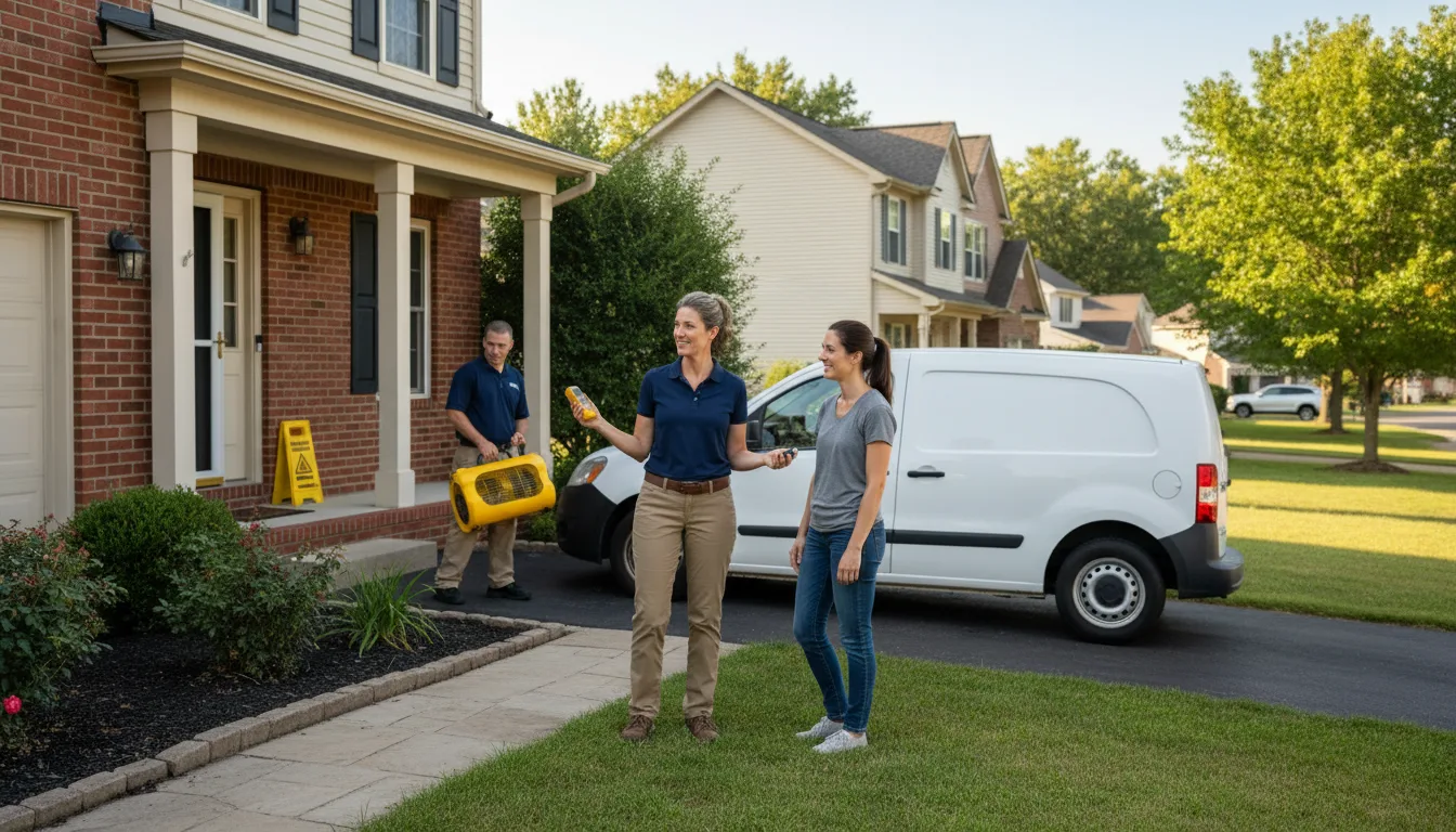 Residential water damage restoration in Cassandra, PA
